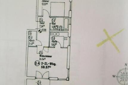2 Zimmerwohnung, ca. 60 qm, ruhige Lage und doch zentral! - Treuchtlingen