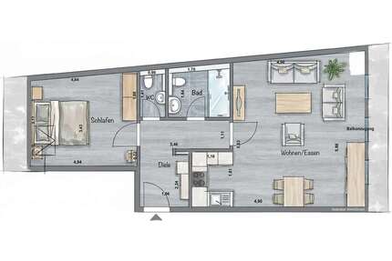 Wohnung zum Mieten in Bad Honnef 819,00 € 63 m²