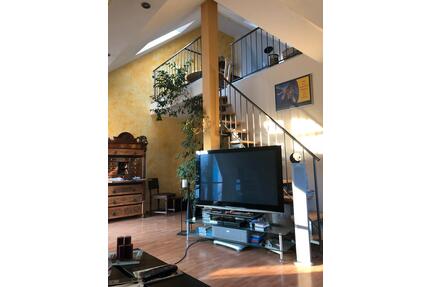 Sehr Schöne Maisonette mit Galerie, Balkon & Blick ins Grüne - Leipzig Nordwest