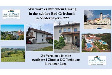 Top Dachgeschosswohnung zu Vermieten - Bad Griesbach im Rottal