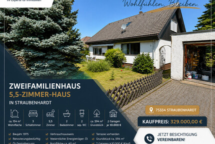 1-2 Famhaus in sehr toller Lage - Straubenhardt