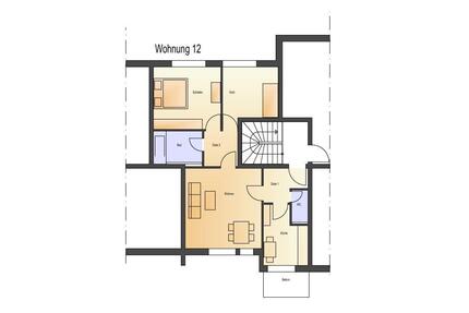 Charmante 3-Zimmer-Etagenwohnung mit 72 qm - Chemnitz Wittgensdorf