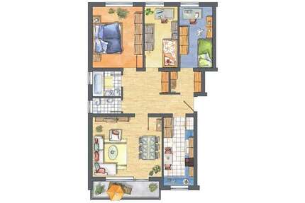 Wohnung zum Kaufen in Germering 525.000,00 € 87 m²