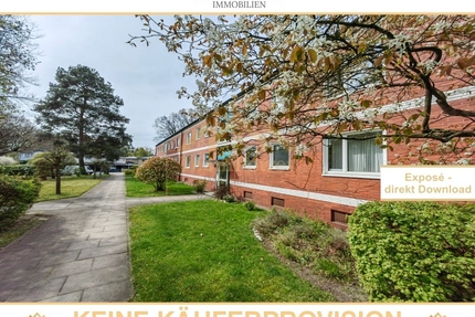 Wohnen nahe AEZ: 3,5 Zimmer, Balkon & TG - Stellplatz im Hochparterre - Hamburg