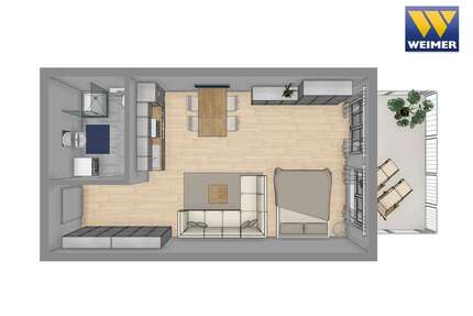 Wohnung zum Mieten in Biebertal-Königsberg 495,00 € 51.95 m²