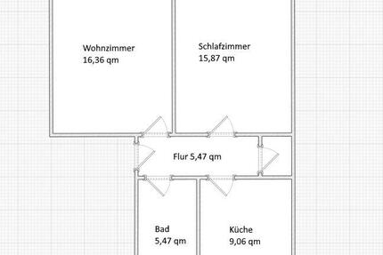 Erstbezug nach Sanierung 2-Raum-Wohnung in Altenberg