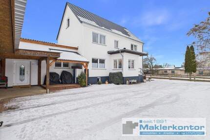 Geniales Familienparadies mit Einliegerwohnung, großem Grundstück und Doppelcarport - Neustrelitz