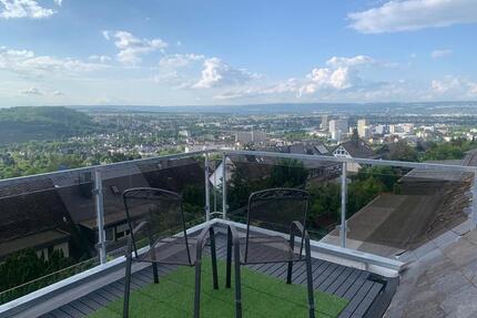 Möblierte Dachwohnung mit gr. Terrasse, ruhig, in Panoramalage - Koblenz Karthause