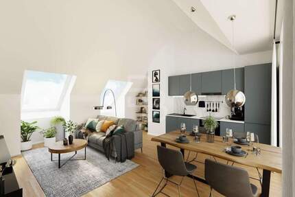 Hoch hinaus: 2-Zimmer-Wohnung mit Terrasse und Loft-Charakter! - Köln Westhoven