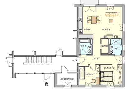 Wohnung zum Mieten in Weinböhla 1.080,00 € 90 m²