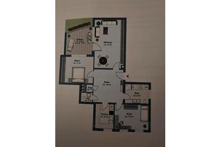 3 Zimmer Wohnung in Stadtbergen mit Balkon