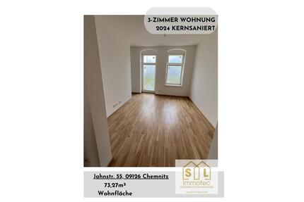 ++2024 sanierte 3 Zi.- DG-Wohnung(8) Balkon Aufzug ++ - Chemnitz Bernsdorf