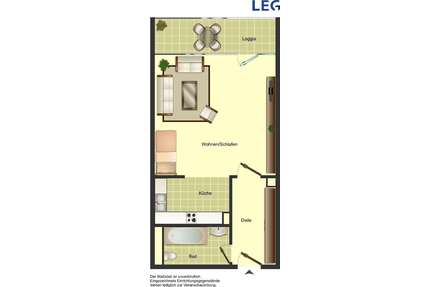 Wohnung zum Mieten in Monheim 469,00 € 39.97 m²