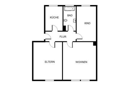 Wohnung zum Mieten in Gelsenkirchen 429,00 € 58.86 m²