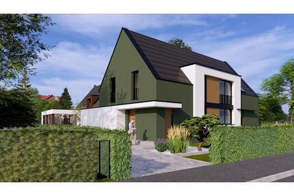 Architektenhaus: 149qm Neubau-Haushälfte in Markkleeberg (Miete)