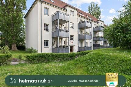 Helle 2-Zimmer-Einheit mit Balkon und Innenhofblick in Leipzig-Wahren