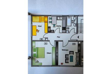 Mietwohnung in Hornbach - 450,00&nbsp;EUR Kaltmiete, ca.&nbsp; 75,00&nbsp;m&sup2; in Hornbach (PLZ: 66500)