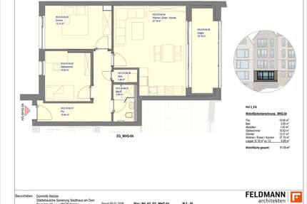Wohnung zum Mieten in Wetzlar 1.040,00 € 72.19 m²