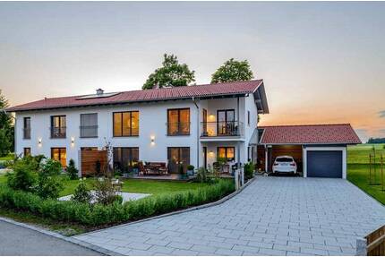 Neubau Doppelhaushälfte mit ca. 124 m² Wohnfläche auf ca. 406 m² Grundstück in Rattenkirchen