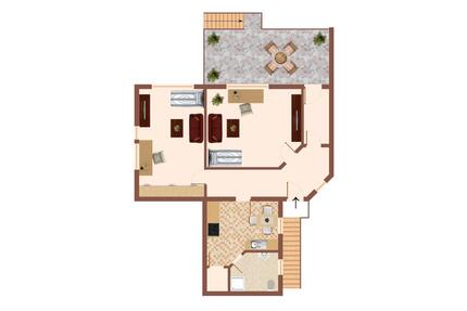 Geräum. 2-Zimmer-Wohnung in der Nh. v. LA, WG geeign., Nh. FH - Adlkofen