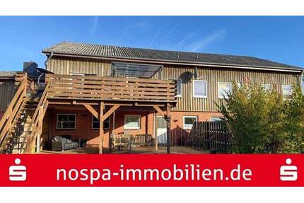 Modernisiertes Reihenmittelhaus mit Balkon, Garage und Doppelcarport! - Handewitt Hüllerup