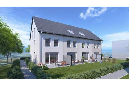 Modernes Reihenendhaus in Riedstadt-Wolfskehlen mit 136 m² Wohnfläche und KfW-55 Fördermöglichkeit - Riedstadt / Wolfskehlen