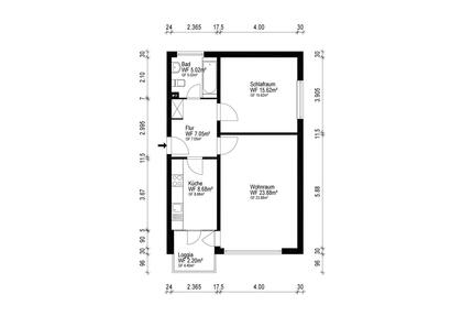 Helle 2-Zimmer-Wohnung in Bremerhaven-Mitte