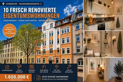 Haus zum Kaufen in Hannover 1.650.000,00 € 594.94 m²