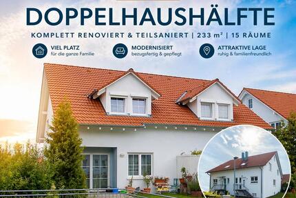 Top Doppelhaushälfte in Sigmaringen | 233 m² | 15 Räume