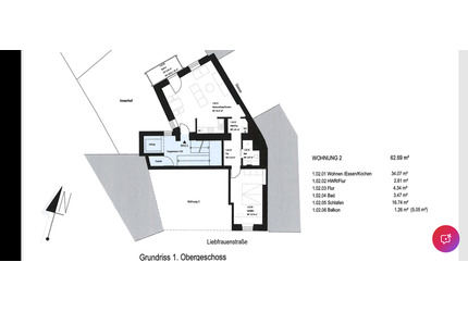 Innenstadt- Kernsanierte 2 ZKB Wohnung - Trier