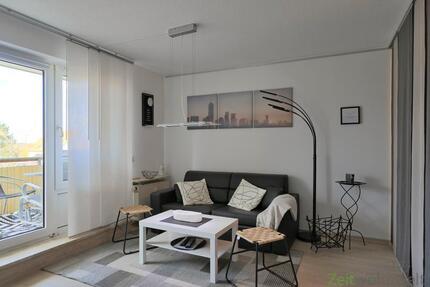 (EF1332_M) Halle: Böllberg-Wörmlitz, neu renovierte und neu möbliertes 1,5-Zi-Apartment mit Aufzug und Balkon - Halle (Saale)