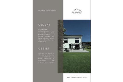 Zur Vermietung Exklusives Haus im Hang (2021) in Niederzissen