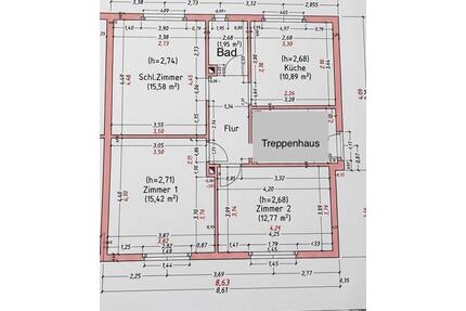 3-Zimmer-Wohnung in Offenbach am Main-Bieber kernsaniert 65qm
