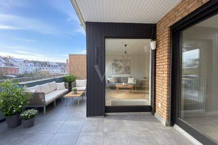 Großzügige Etagenwohnung mit Balkon und Tiefgaragenplatz im Stadtkern - Bocholt