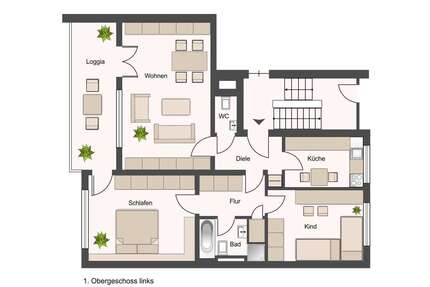 Wohnung zum Mieten in Hamm 842,00 € 88 m²