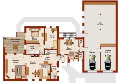 Bungalow mit großer Halle - ideal für Wohnen & Gewerbe! - Xanten