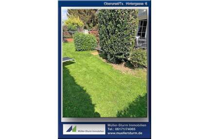 OBERURSELTs. Große EG-Wohnung mit riesigem Garten (Im 2-FH!!)