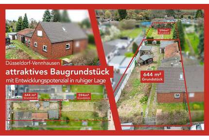 Grundstück zu verkaufen in Düsseldorf 449.000,00 € 644 m²