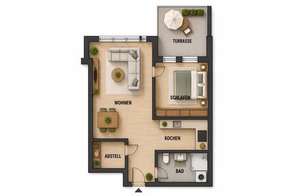 2-Zimmer EG-Wohnung - TOP-Rendite - provisionsfrei - Laichingen