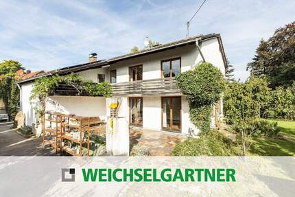 Wohnen & Arbeiten - Freistehendes Einfamilienhaus mit Atelier in ruhiger Ortslage - Kirchheim bei München Heimstetten