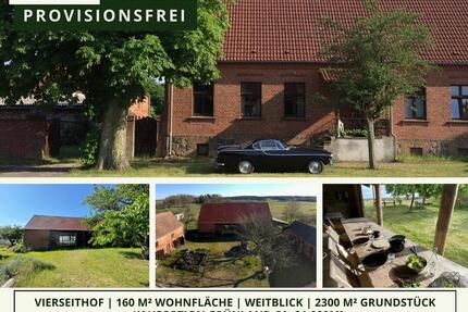 Charmanter Vierseithof mit Weitblick über Felder und Wiesen - Rheinsberg
