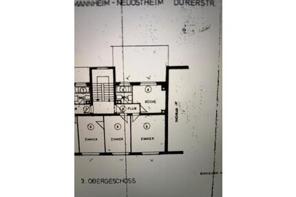 Komplett sanierte 3-ZKB Altbauwohnung in Neuostheim - Mannheim Almenhof