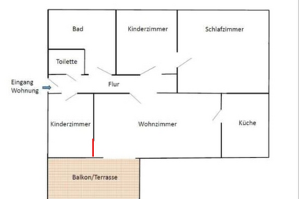 Kleinzschachwitz: 4-Zimmer-Wohnung mit Balkon, EBK zur Ablöse, TG-Stellplatz - Dresden