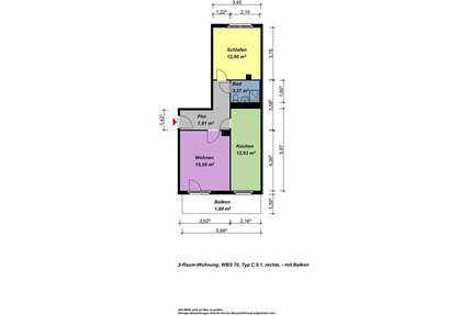 Wohnung zum Mieten in Burg Stargard 319,00 € 53.27 m²