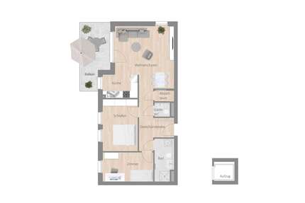 Wohnung zum Mieten in Besigheim 1.000,00 € 78.55 m²