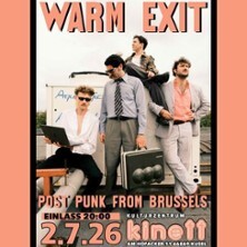 WARM EXIT (EXAG) - post punk from Brussels