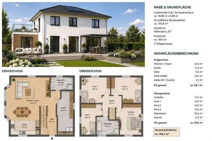 Haus zum Kaufen in Königsbrunn 850.000,00 € 146.1 m²