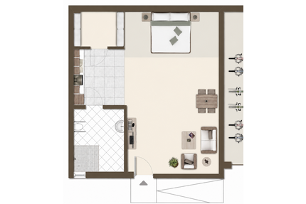 Wohnung zum Kaufen in Lustadt 215.000,00 € 65 m²