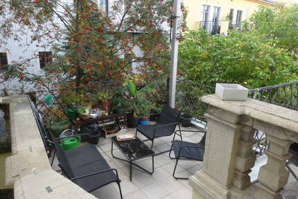 3 - 5 Zimmer gut auch für 2 Generationen oder Wohnen und Arbeiten mit überdachter Terrasse - Görlitz Altstadt