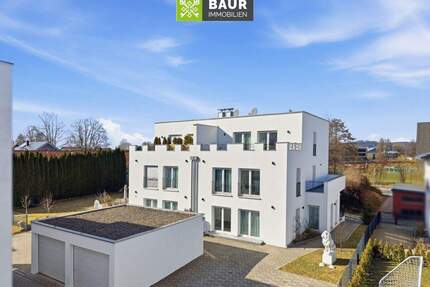 Modernes Wohnensemble in Isny: Zwei Doppelhaushälften (Bj. 2014) mit potenziellem Bauplatz - Isny im Allgäu